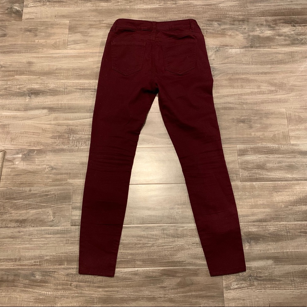 Design Lab Maroon jeans - Picture 2 of 3